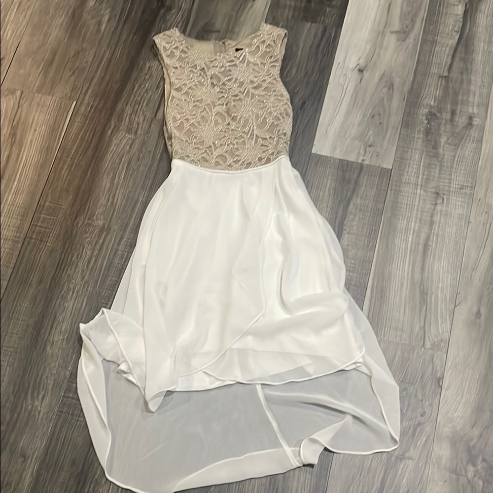 Elegant Lace Overlay Dress
